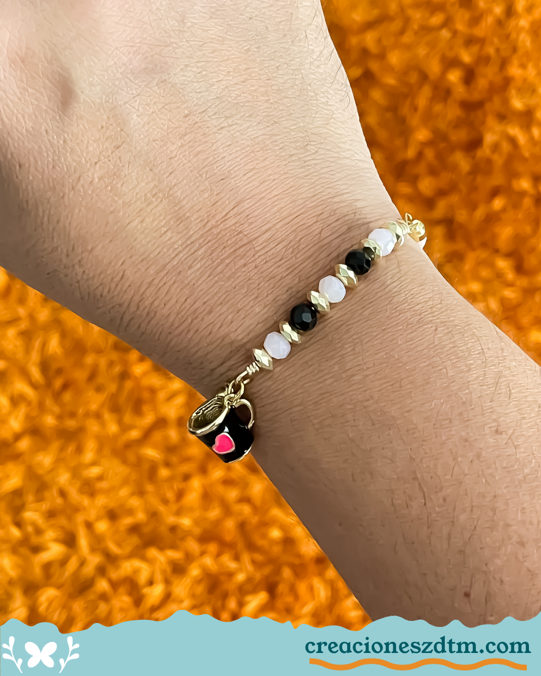 Love Coffee Bracelet - Creaciones ZDTM