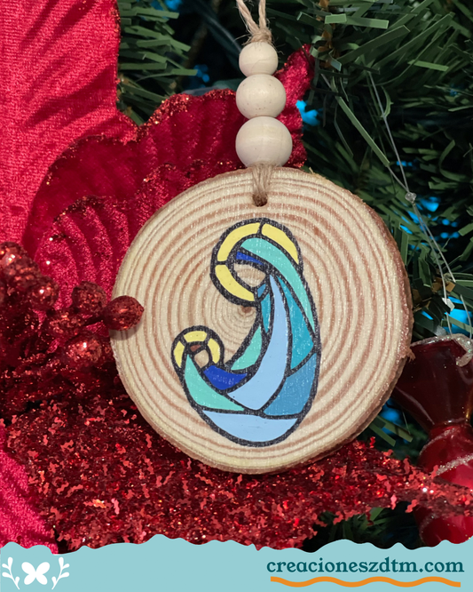 Virgin Mary Tree Ornament