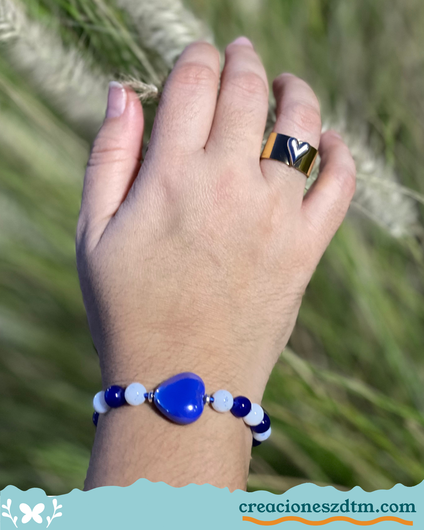 Ilaria Bracelet - Blue - Creaciones ZDTM